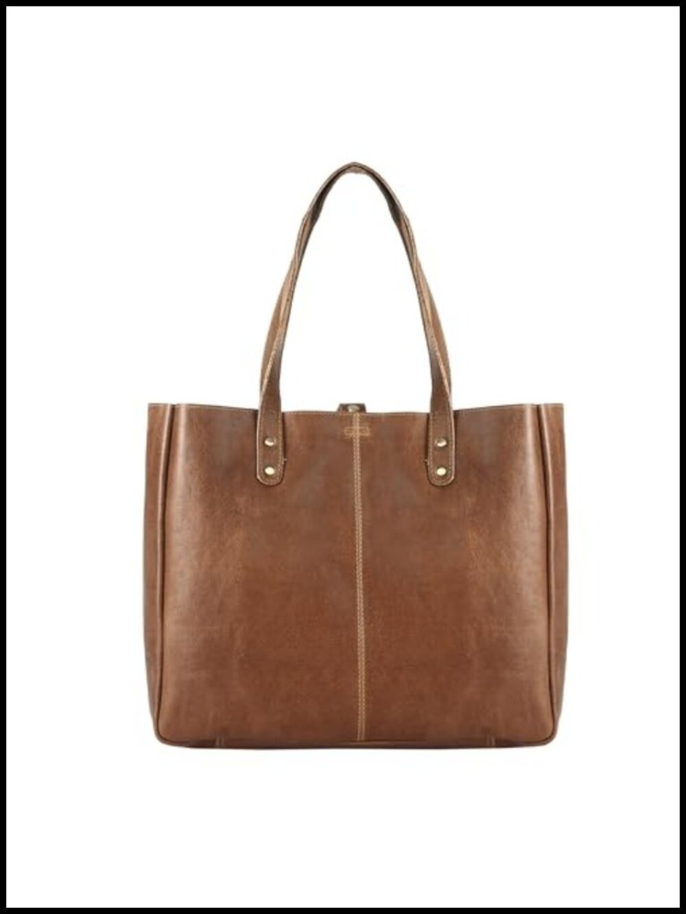 Full Grain Leather Tote Bag for Women Satchel Travel Handbag